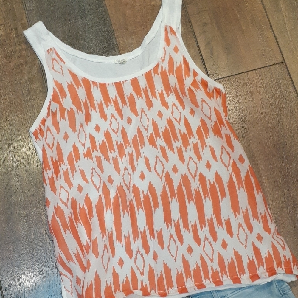Aztec print Jcrew tank